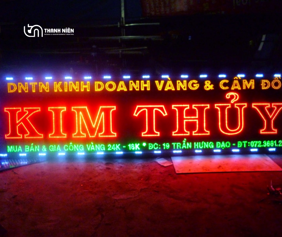 đèn LED chạy chữ tại Quảng Ngãi